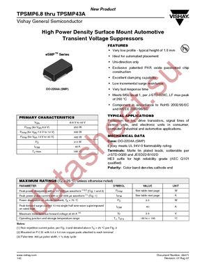 TPSMP43HE3/84A datasheet  